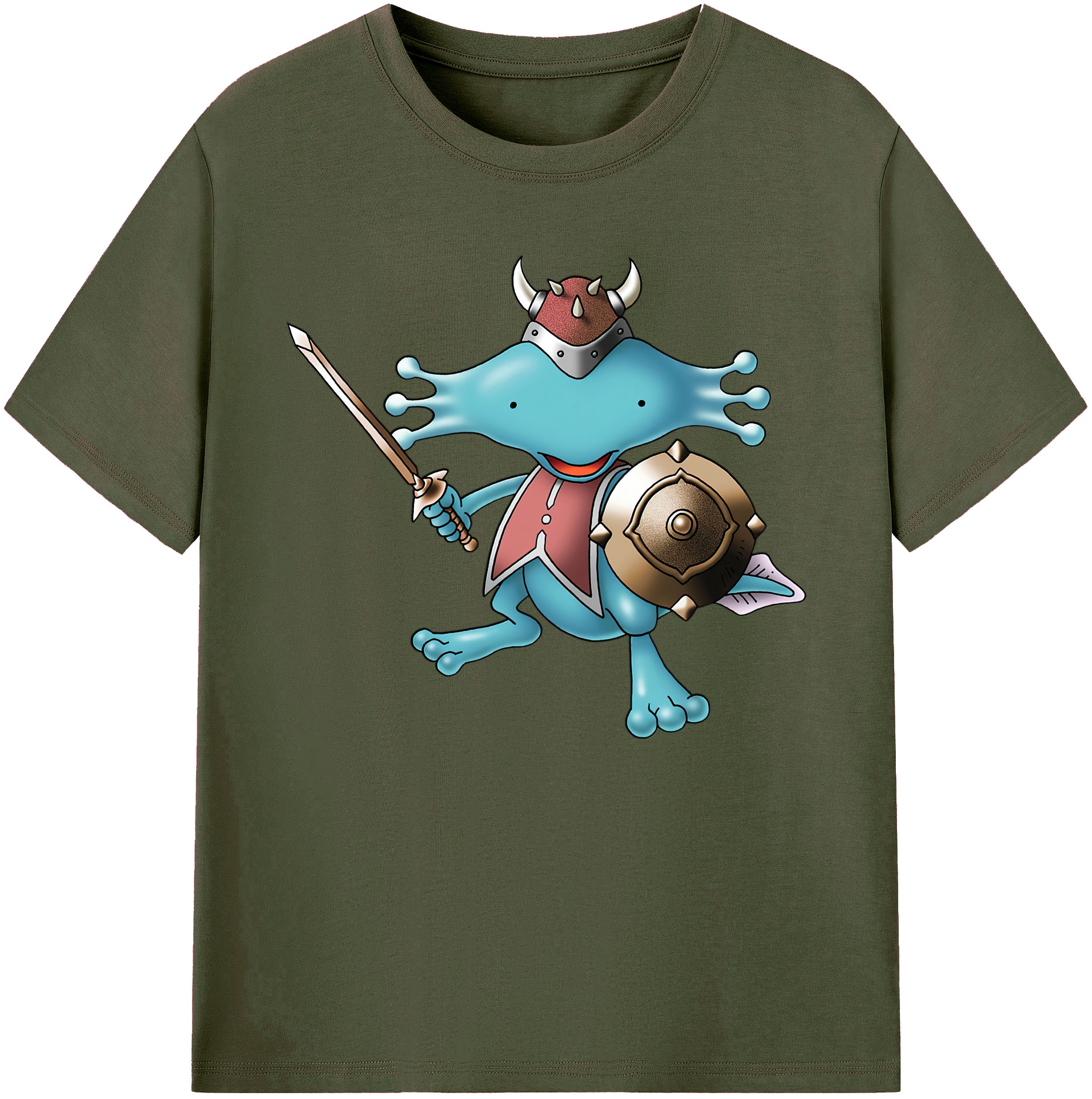 （画像用） ドラゴンクエスト Doragon Kuesuto Dragon Quest 綿100％ メンズ半袖Tシャツ｜肌触りやわらか＆通気性